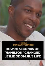 Leslie Odom Missed Hamilton Shows