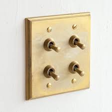 Brass Switch Plate Multi Square Switch Plates Brass Door Handles Light Switch Covers