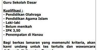 Telah dibuka pendaftaran smk taruna satria pekanbaru 2021 ! Lowongan Kerja Guru Sekolah Dasar Musirawas Group Agustus 2018 Lowongan Kerja Kalimantan Tengah