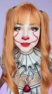 Aquí el resultado del de pennywise 🎈 que les pareció? dejen su comentario  ❤️ cual será el siguiente.. #makeupartist #halloweenmakeup #pennywise
