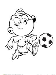 Le bateau de patrouille du port. Coloriage Foot Sur Hugolescargot Com