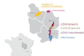 Carte de france, carte routière, départements, régions, plan de ville, cartes anciennes. Carte De La Bourgogne Viticole Et Ses Cinq Regions Vins De Bourgogne
