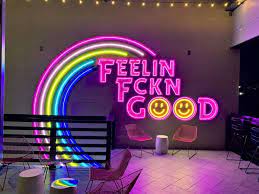 Electric Feelgood A Two Story Bar With An Indoor Slide Is Now Open In Midtown Houston Bars Indoor Slide Rooftop Bar