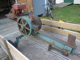 Home Built Flywheel Log Splitter Lena