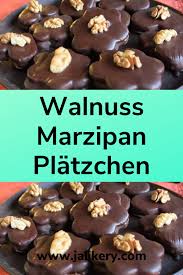 Walnuss Marzipan Platzchen Kekse Backen Rezept Kuchen Und Torten Rezepte Platzchen Backen Weihnachten