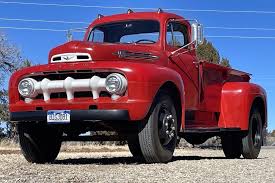 Image result for Light Red 1952 Truck