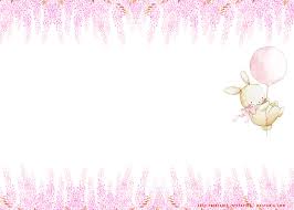 Access to editor tool feature. Free Printable Lovely Little Bunny Baby Shower Invitation Templates Free Printable Birthday Invitation Templates Bagvania