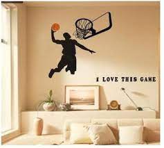 Boxing, baseball, golf, basketball & more! Amazon Com Basketball Wall Decals Sports Boys Wall Decals For Room Decor Baby