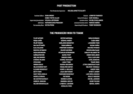 Film credits worksheet use the following template as a guide to generate a credit list. Endcrawl Perfect End Credits For Film Tv