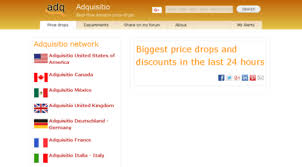 Visit Adquisitio Com Real Time Amazon Price Drops