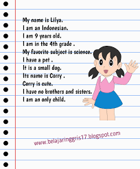 Perkenalan Diri Part 1 Bahasa Inggris Belajar Inggris