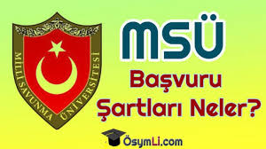 Milli savunma üniversitesi askeri öğrenci aday belirleme sınavı. 2021 Msu Basvuru Sartlari Boy Kilo Sarti Osymli Com