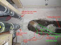 Have your plumber ready to come right away after the fill is spread and compacted under the slab. Correcting Show Drain Under Slab Terry Love Plumbing Advice Remodel Diy Professional Forum