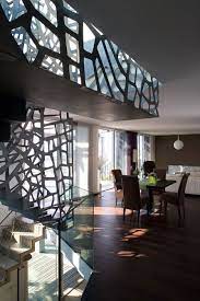 Reminiscent Of Federation Squares Interior Glass Panels In Melbourne Australia My Favourite Architectural Shadow Architecture Architecture Staircase Design