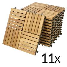 Holzfliesen Terrassenfliesen Klickfliesen 1m 3m Garten 30x30cm Akazie Balkon Ebay Terrassenfliesen Holzfliesen Balkonfliesen