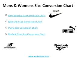 32 Rational Shoe Brand Size Comparison Chart