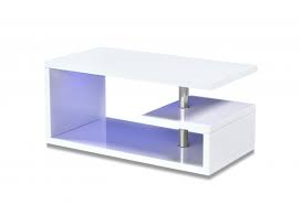 The sobro is a smart coffee table designed to support your connected lifestyle. White High Gloss Led Coffee Table Homegenies