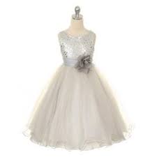 Silver Flower Girl Dress From Sears Sequence Top Dress For Toddlers Or Little Girls Vestidos De Nenas Vestidos Para Ninas Vestidos