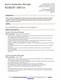 On this page you will find a link to a professionally designed template that can be used to create an interview winning cv or another production manager resume. Senior Production Manager Resume Samples Qwikresume