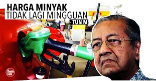 Harga runcit produk petroleum bagi tempoh 22 hingga 28 ogos 2020 harga runcit petrol ron95 turun sebanyak 5 sen seliter iaitu daripada rm1.68 seliter kepada. Mulai Sekarang Harga Minyak Tidak Berubah Secara Mingguan Tun M