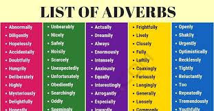 In this lesson, learn to expand your vocabulary with a wide range of adverbs that will add complexity and nuance to your speech. List Of Adverbs 300 Common Adverbs List With Useful Examples 7esl