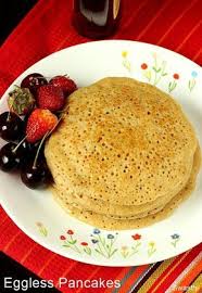 Eggless Pancake How To Make Eggless Pancakes With Wheat Flour Recipe Eggless Pancake Recipe Eggless Pancake Wheat Recipes