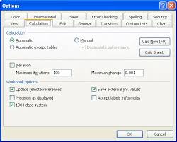 Calculating Only The Active Workbook Microsoft Excel