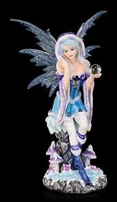 Elfenfigur Winter Memories Elfen Figur Elfe Fee Fairy Deko Elfenfiguren Fee Figuren Fantasie Feen