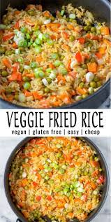 Veggie Fried Rice Vegan Contentedness Cooking Recipe Veggie Fried Rice Veggies Vegetarian Rice Recipes