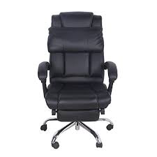 vinmax executive reclining office chair ergonomic high back leather footrest office chair black office chair leather office chair