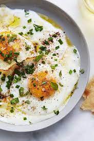 Julia Turshen S Olive Oil Fried Eggs With Yogurt Lemon Recipe On Food52 Recipe Recipes Healthy Breakfast Recipes Healthy Recipes