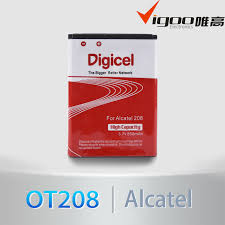Cell Phone Battery for Alcatel Ot208 ...