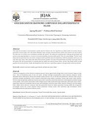 Pada peringkat awal, mereka bertani, menangkap ikan, menternak binatang dan memburu untuk keperluan sendiri. Pdf Analisis Sistem Ekonomi Campuran Dalam Perspektif Islam