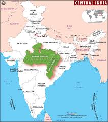 Central India Map India Map North India South India