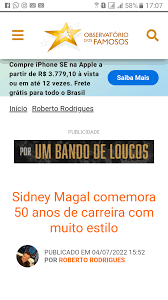 BONECOS DO BABY: Boneco Sidney Magal de Marcus Baby no Observatório dos  Famosos