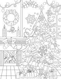 Free printable complex coloring pages are a fun way for kids of all ages to develop creativity, focus, motor skills and color recognition. Christmas Adult Coloring Page