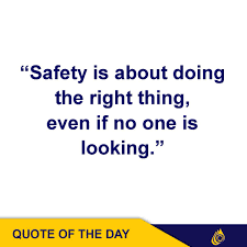 City rise safety is california's most trusted traffic control service. Petrosphere Inc On Twitter Quote Of The Day Safety Is About Doing The Right Thing Even If No One Is Looking Safetyquotes Petrosphere