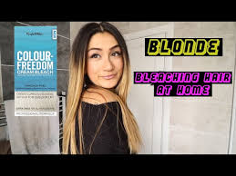 In most cases, these levels are determined by the natural hair pigment. Bleaching Hair Using Colour Freedom Cream Bleach Eek Review Trying It Out Youtube