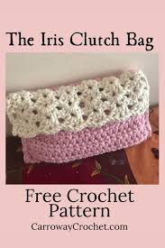 Another method, which is not crochet but which yarn tails would be woven in just as you normally do in finishing a project. Crochet Clutch Bag Free Pattern Carroway Crochet