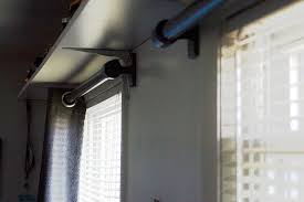 How To Build Industrial Style Curtain Rods Simplified Building