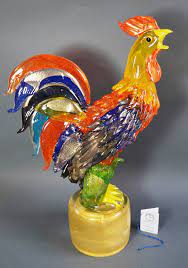 Find best value and selection for your blown glass murano animal art figurine bird chicken fighter rooster search on ebay. Murano Glass Birds Multicolour Rooster Venetian Glass Made Murano Glass
