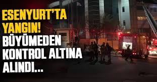 Kısa sürede büyüyen yangın için olay yerine çok sayıda itfaiye ve ambulans ekibi sevk edildi. Esenyurt Ta Yangin Buyumeden Kontrol Altina Alindi