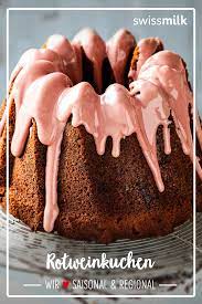 rotweinkuchen rezept swissmilk rezept in 2020 rotweinkuchen dessert ideen kuchen