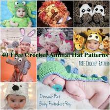 40 Crochet Animal Hat With Patterns Crochet Animal Hats Crochet Baby Hats Animal Hats