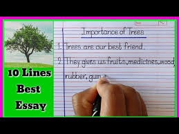 Proper time of tree plantation : 10 Lines On Importance Of Trees In English Writing Learn Essay Speech Youtube
