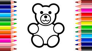 I do think that you will enjoy drawing a teddy bear for kids because he is such a cute little guy to draw. How To Draw Plush Toy Bear For Kids Drawing Animals For Kids Setoys Youtube