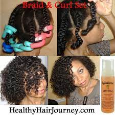 Braid Curl Set Hair Styles Natural Hair Styles Natural Hair Inspiration
