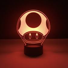 We are all fascinated by the stars, and kids most of all live in constant wonder of what it up in the darkened heavens above. Game Super Mario 1 Up Mushroom Kids Led Night Lamp For Child Bedroom Decorative 3d Lamp Battery Powered Cool Baby Night Light 3d Buy At The Price Of 9 65 In Aliexpress Com