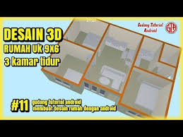 Kamu dapat melihat desain pertama dengan untuk kamu yang hanya ingin membangun rumah sederhana dengan 2 kamar tidur di luas tanah 6x9 meter, maka contoh denah rumah satu ini. Desain Rumah 3 Kamar Ukuran 9x6 Gudang Tutorial Android 11 Tata Ruang Interior Desain Youtube