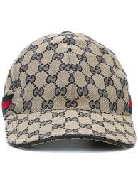 Gucci men's beige gg guccissima web stripe baseball cap hat. Gucci Canvas Original Gg Baseball Cap With Web In Grey Gray For Men Lyst